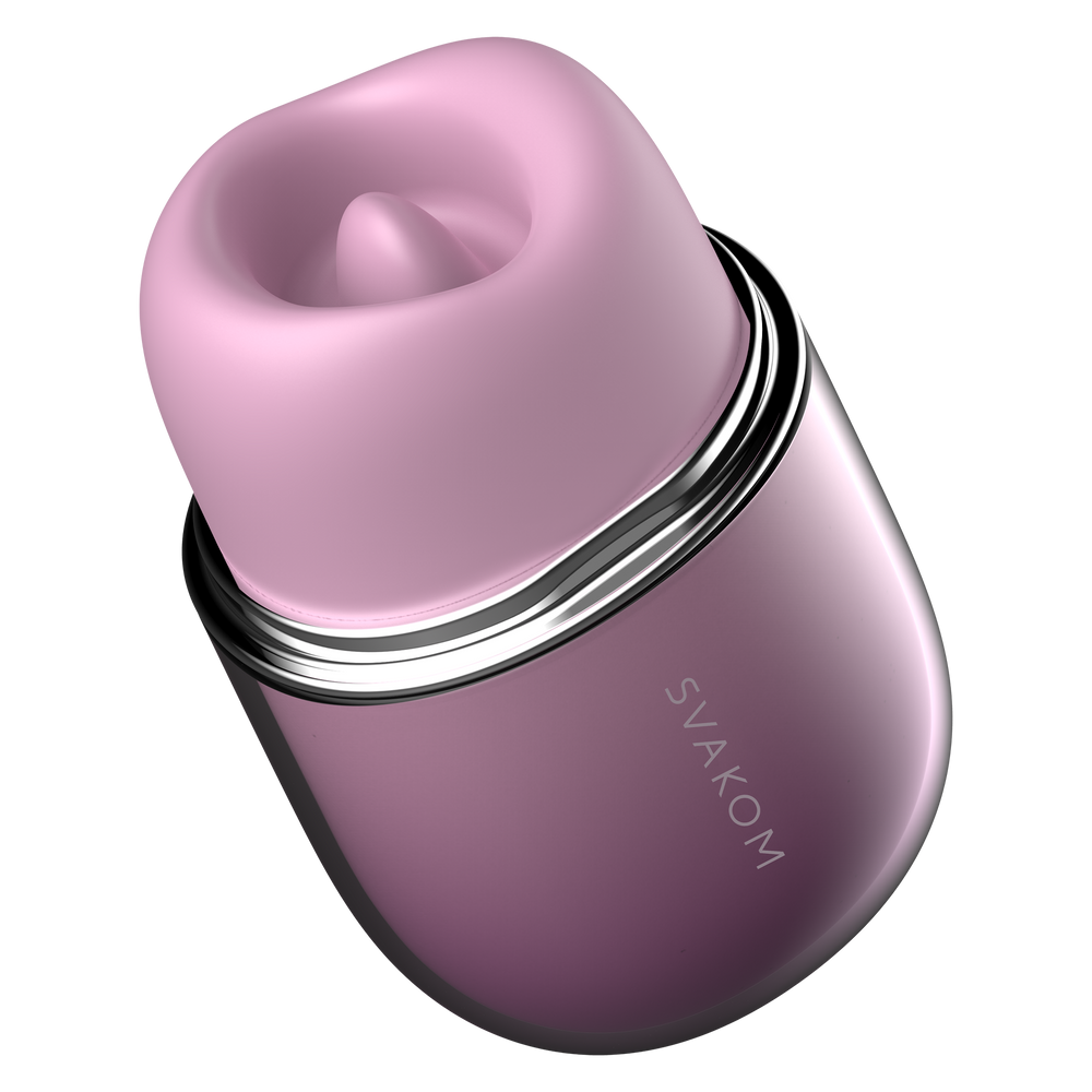 SVAKOM – Klitty – Dual-Action-Stimulator zum Lecken und Saugen – Dusty Lavender