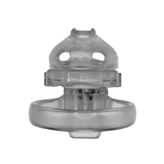 The Vice Mach 2 – Keuschheitskäfig Mini – Transparent