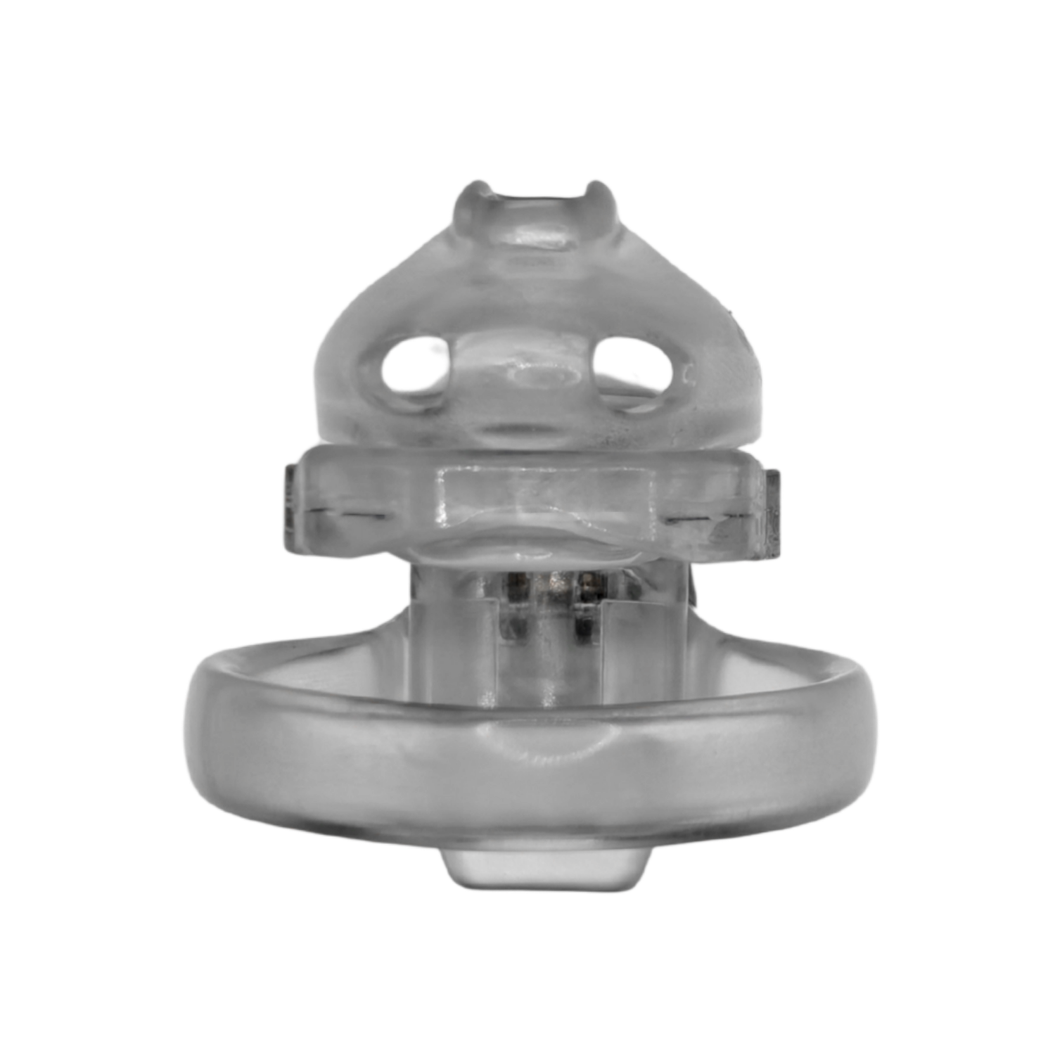 The Vice Mach 2 – Keuschheitskäfig Mini – Transparent