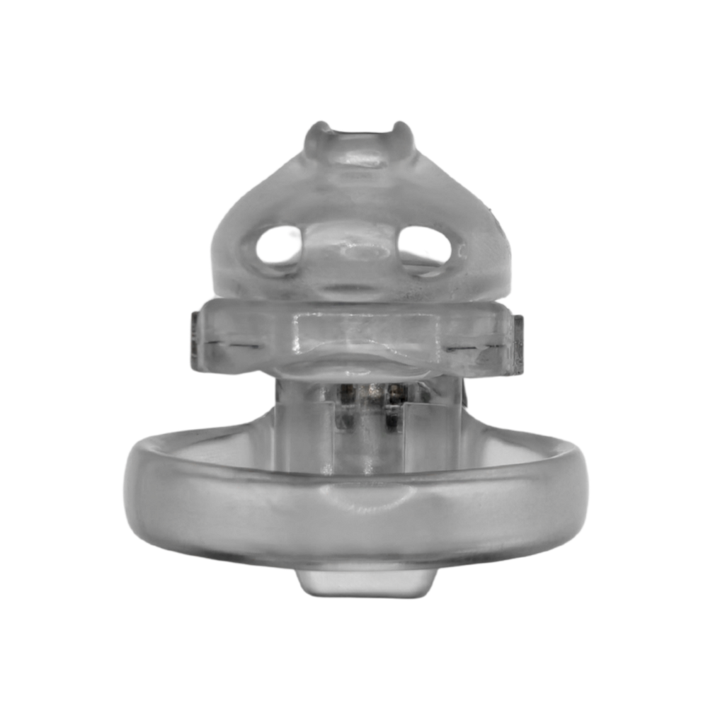 The Vice Mach 2 – Keuschheitskäfig Mini – Transparent