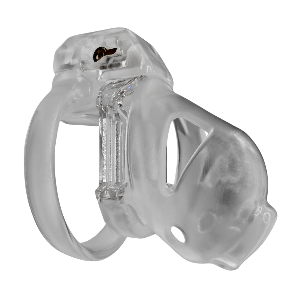 The Vice Mach 2 – Keuschheitskäfig Mini – Transparent
