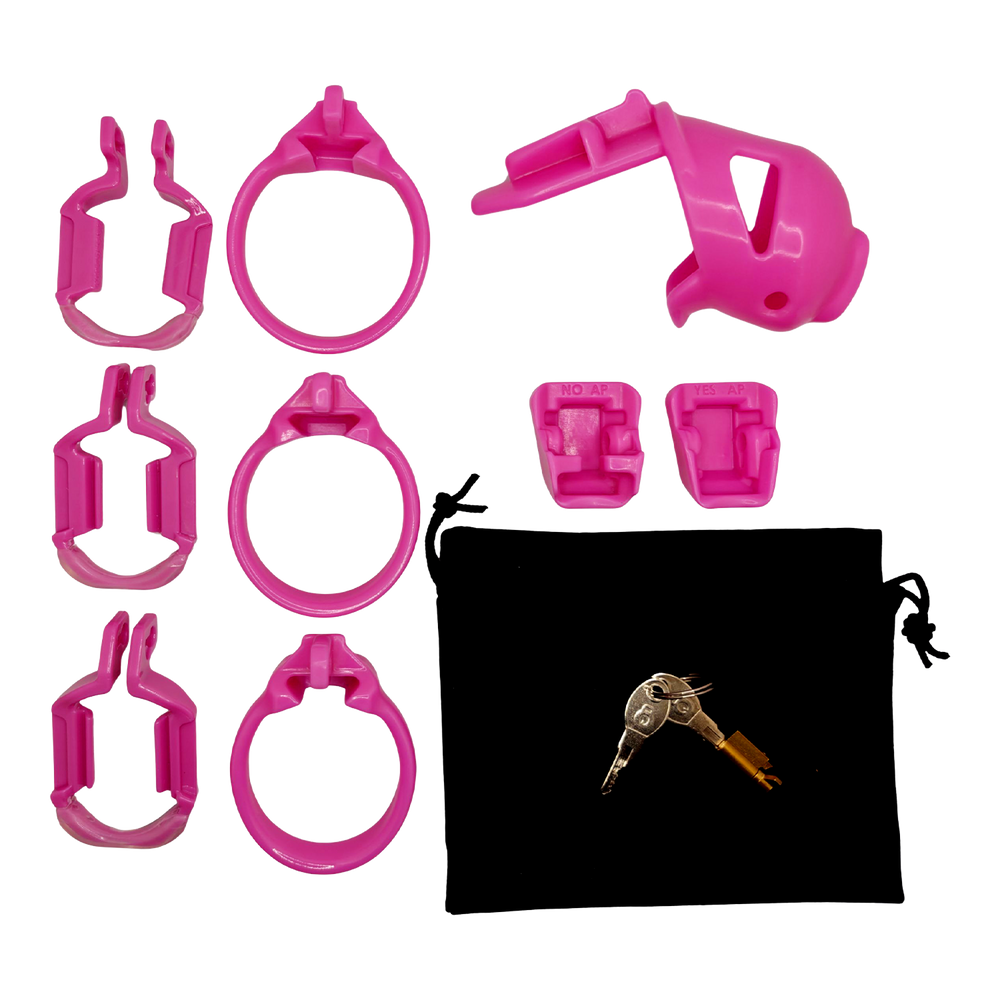 2: The Vice Mach 2 – Keuschheitskäfig Mini – Pink