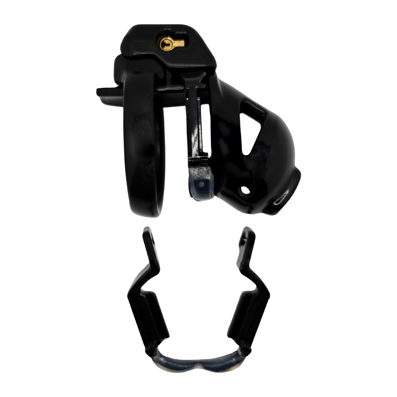 The Vice Mach 2 – Keuschheitskäfig Mini – Schwarz