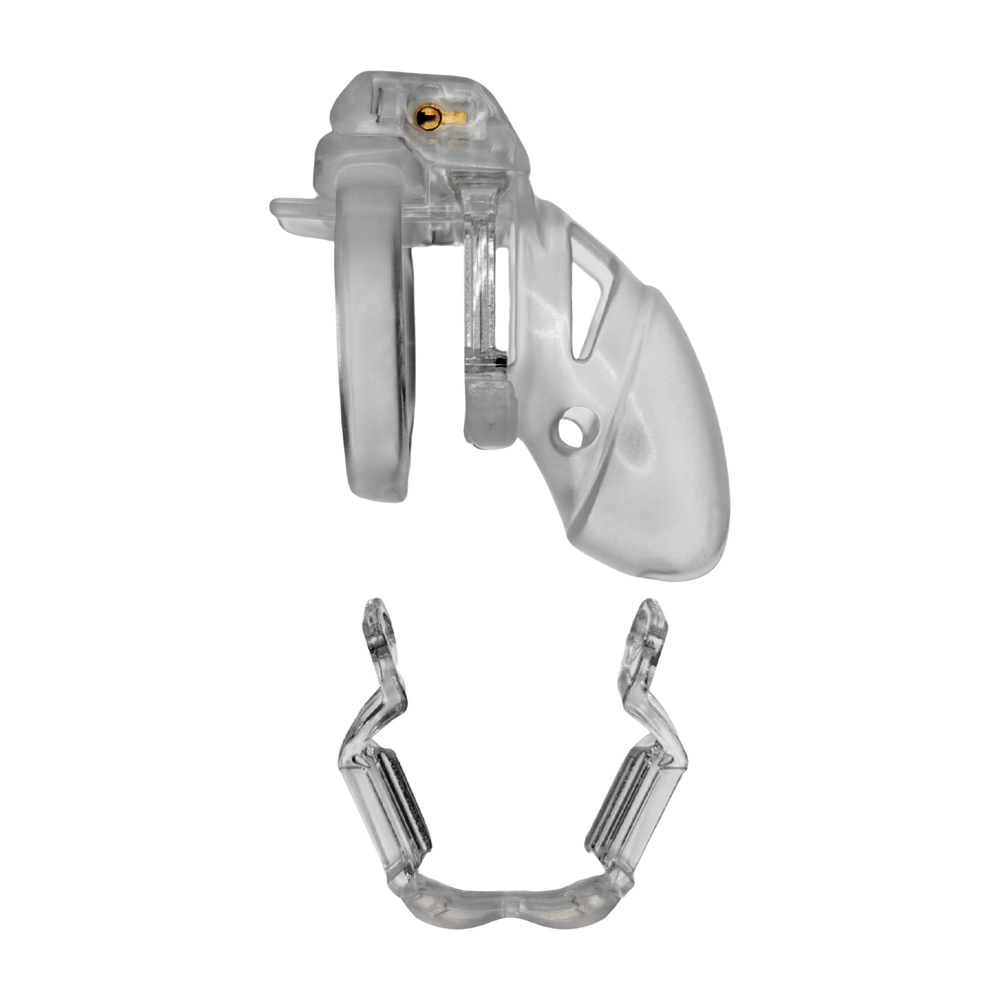 The Vice Mach 2 – Keuschheitskäfig Standard – Transparent