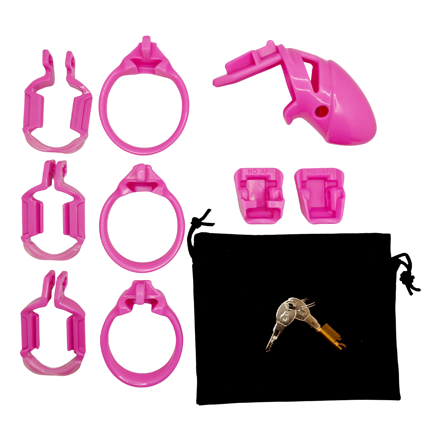 2: The Vice Mach 2 – Keuschheitskäfig Standard – Pink