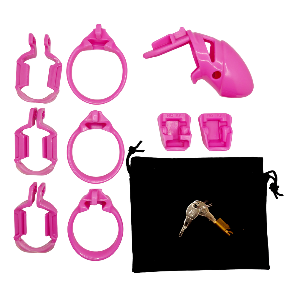 2: The Vice Mach 2 – Keuschheitskäfig Standard – Pink