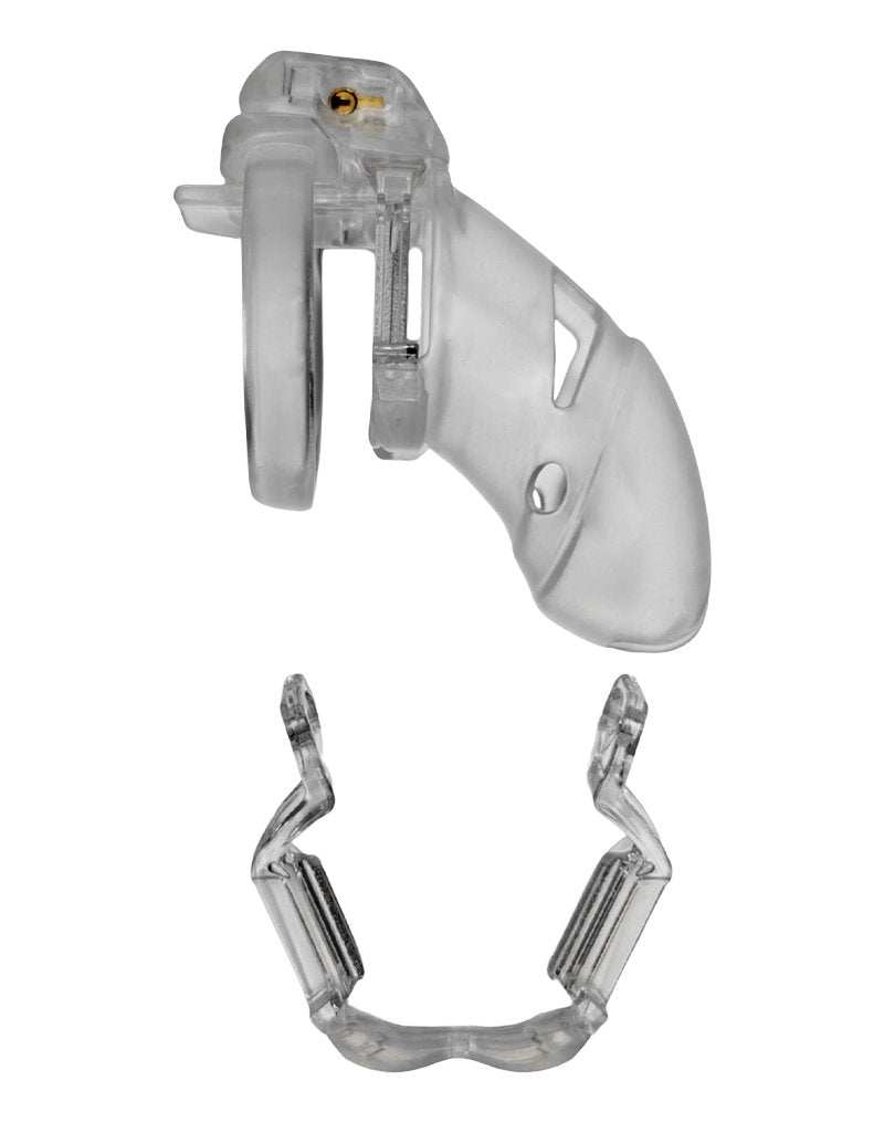 The Vice Mach 2 – Keuschheitskäfig Plus – Transparent
