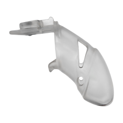 The Vice Mach 2 – Keuschheitskäfig Plus – Transparent