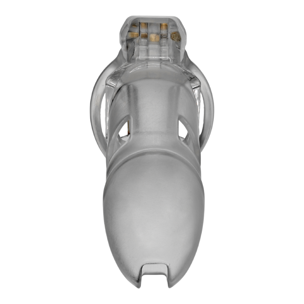 The Vice Mach 2 – Keuschheitskäfig Plus – Transparent