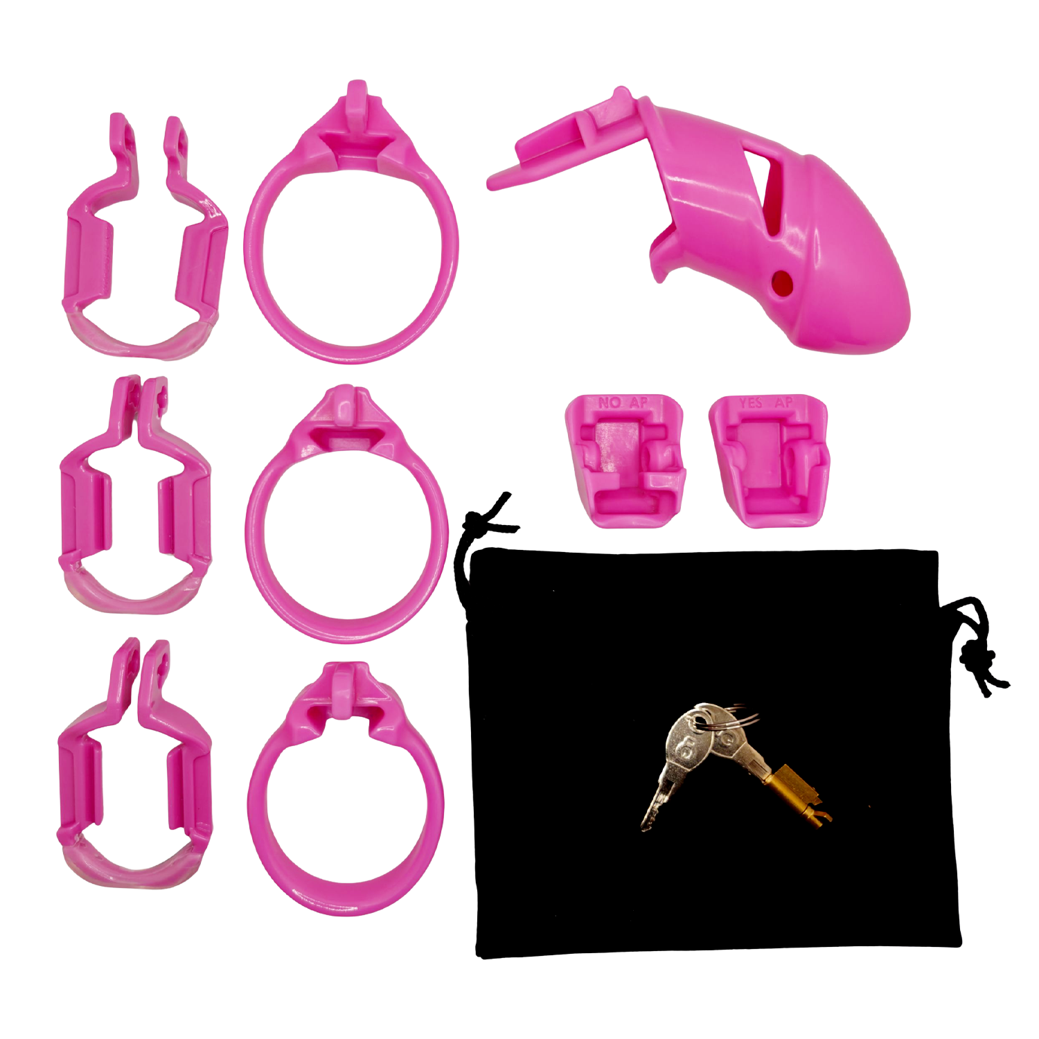 2: The Vice Mach 2 – Keuschheitskäfig Plus – Pink