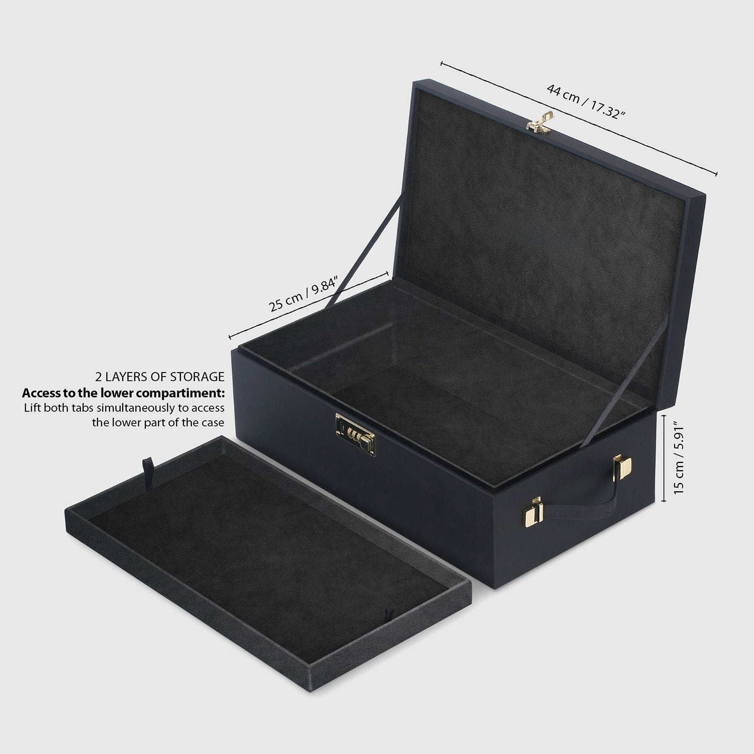 Strap-On-Me – Le Coffret – Aufbewahrungsbox – Schwarz