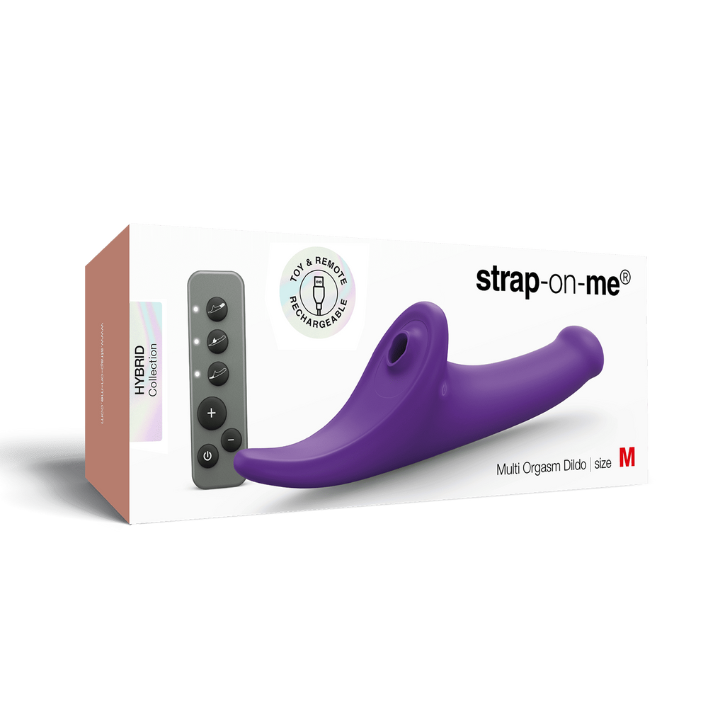 2: Strap-On-Me – Multi-Orgasmus-Dildo – Größe M – Lila