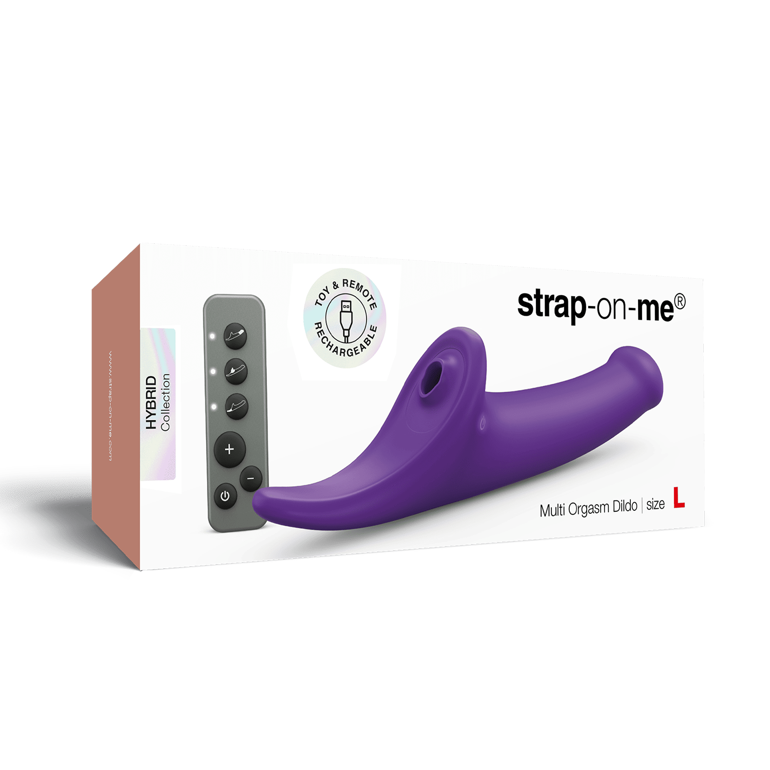 Strap-On-Me – Multi-Orgasmus-Dildo – Größe L – Lila
