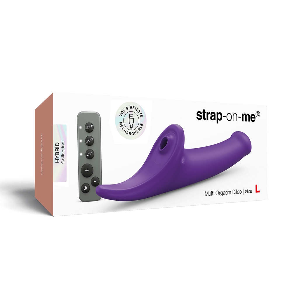 Strap-On-Me – Multi-Orgasmus-Dildo – Größe L – Lila