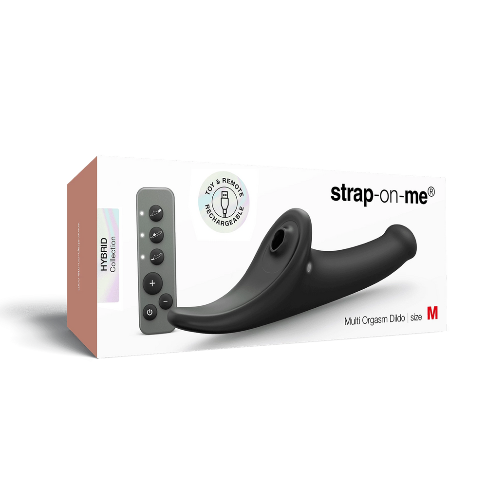 2: Strap-On-Me – Multi-Orgasmus-Dildo – Größe M – Schwarz