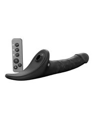 Strap-On-Me – Realistischer Multi-Orgasmus-Dildo – Größe XL – Schwarz