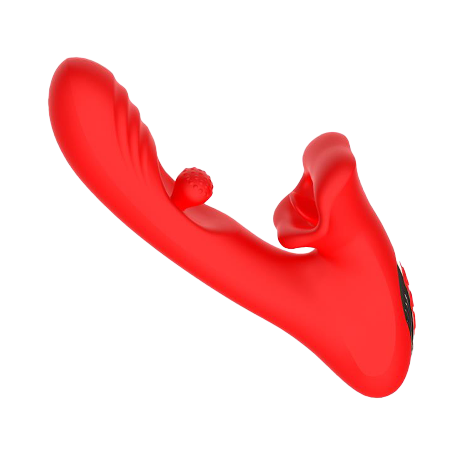 IY – Franky – Beißender und rotierender Kugelvibrator mit App-Steuerung – Rot