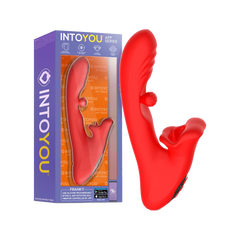 4: IY – Franky – Beißender und rotierender Kugelvibrator mit App-Steuerung – Rot