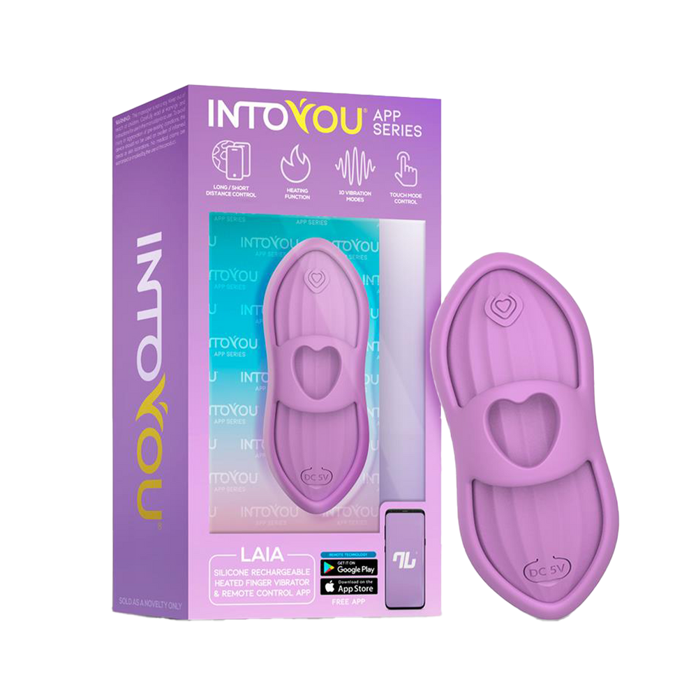 1: IY – Laia – Beheizbarer Fingervibrator mit App-Steuerung – Lavendel