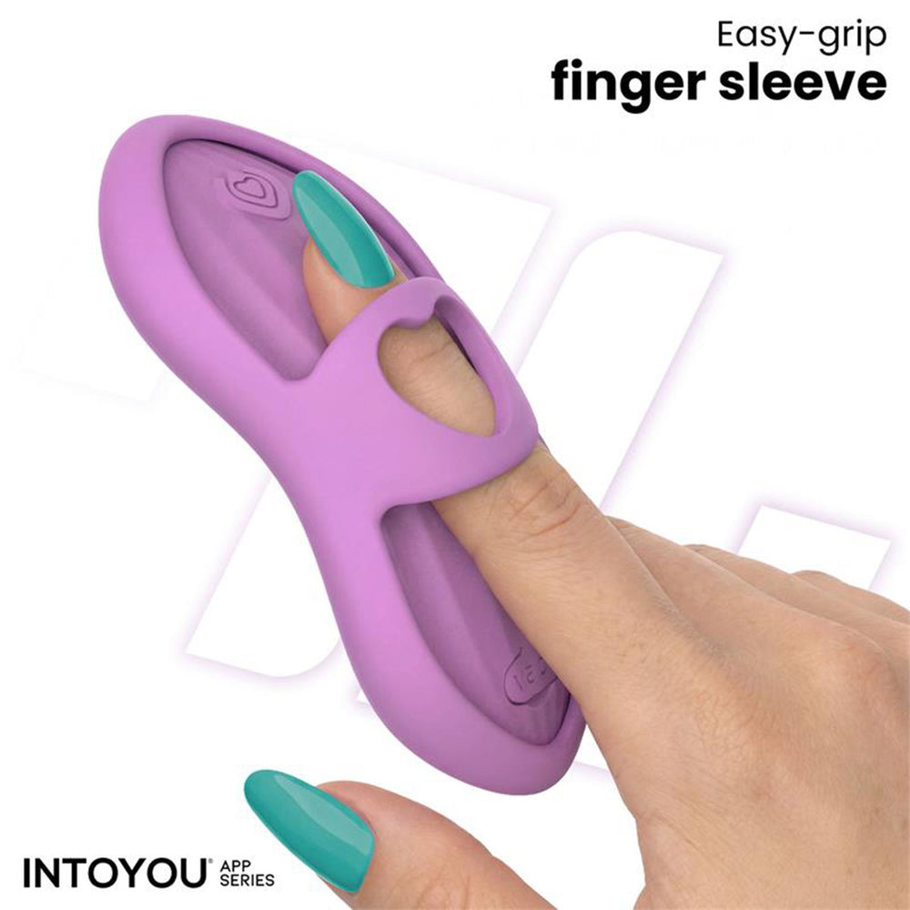 6: IY – Laia – Beheizbarer Fingervibrator mit App-Steuerung – Lavendel