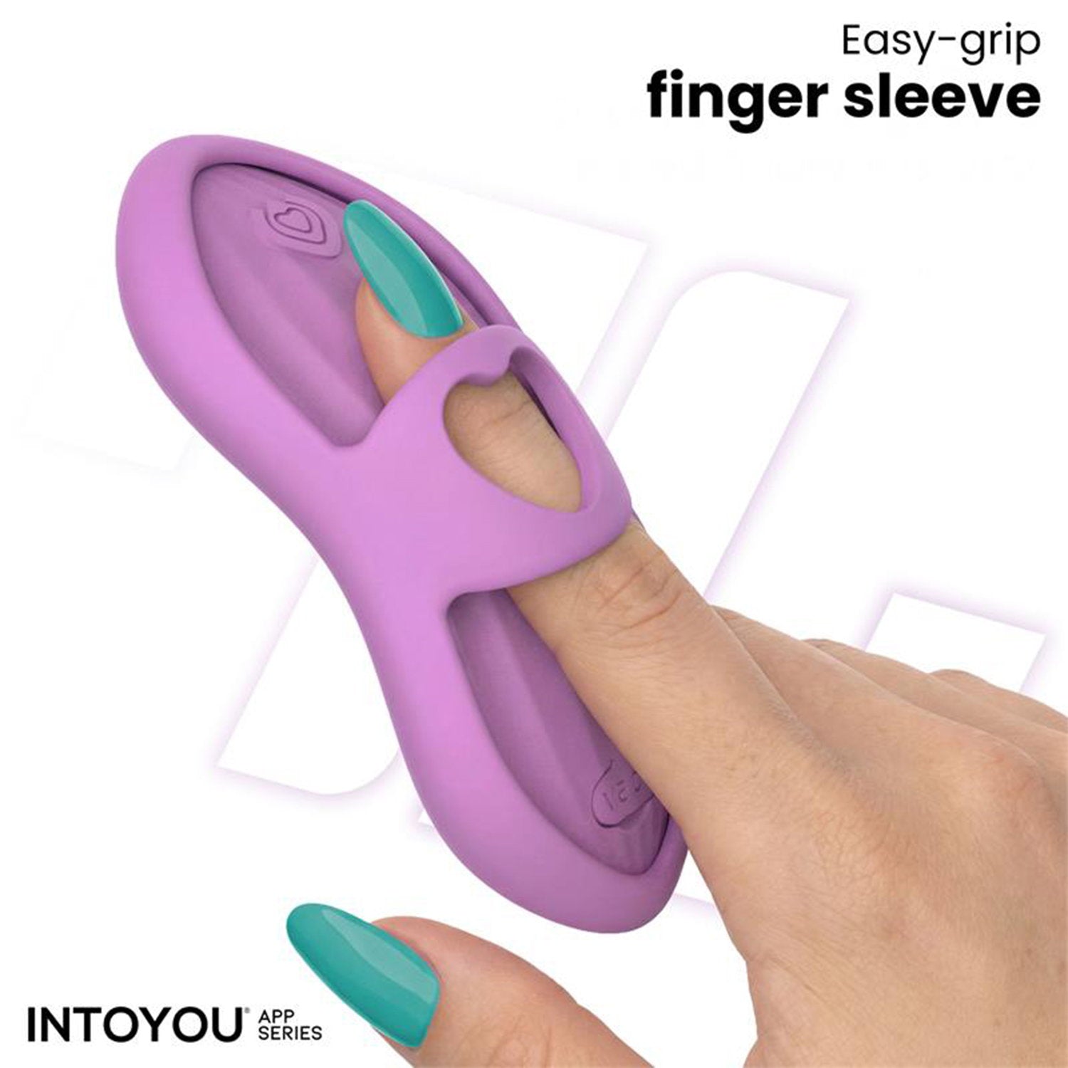 IY – Laia – Beheizbarer Fingervibrator mit App-Steuerung – Lavendel