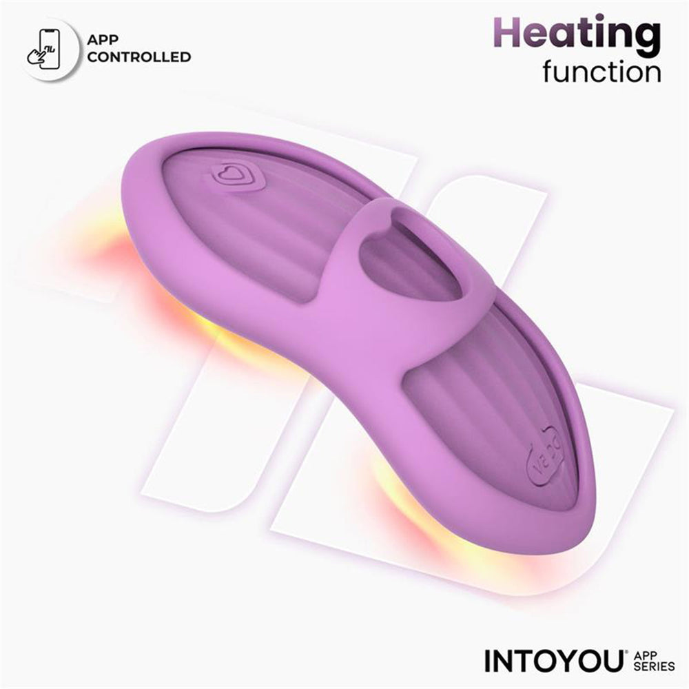 IY – Laia – Beheizbarer Fingervibrator mit App-Steuerung – Lavendel