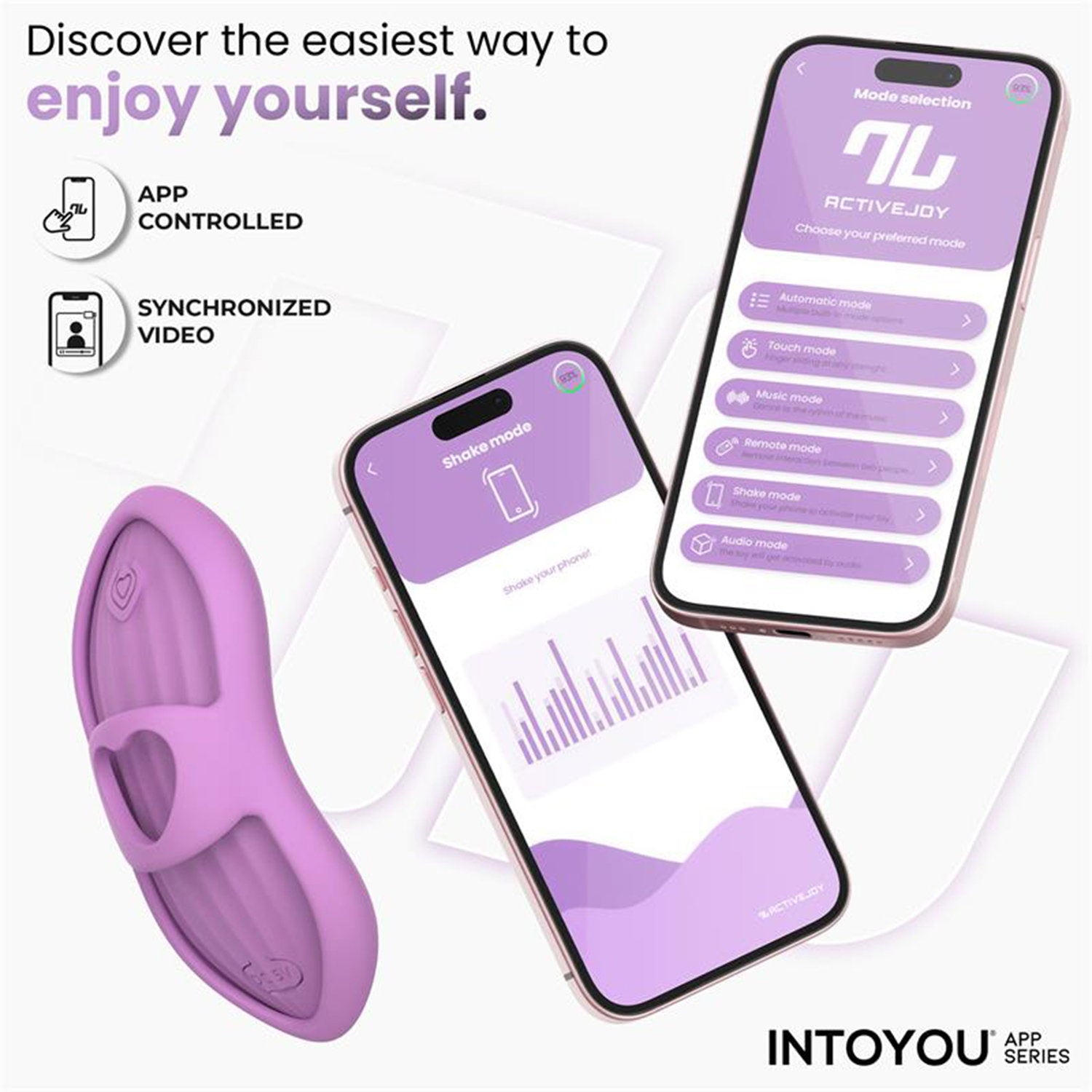 9: IY – Laia – Beheizbarer Fingervibrator mit App-Steuerung – Lavendel