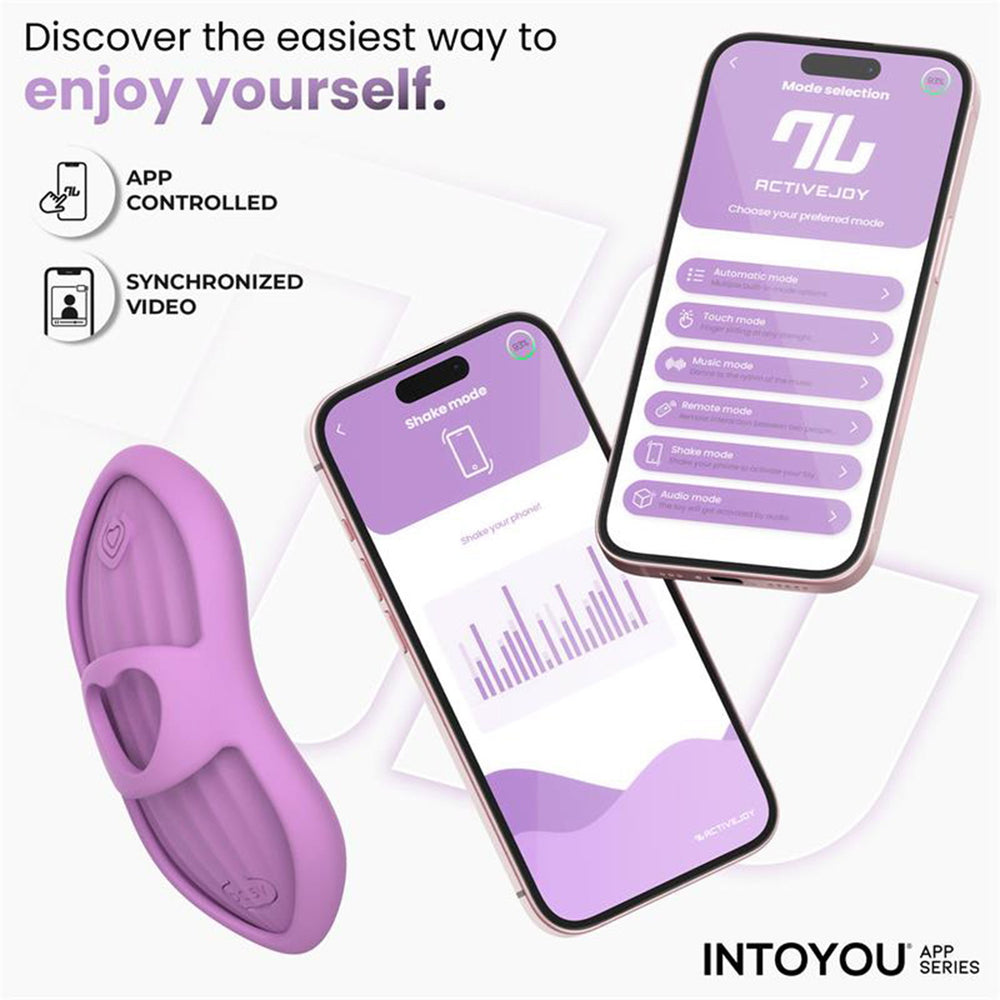 9: IY – Laia – Beheizbarer Fingervibrator mit App-Steuerung – Lavendel
