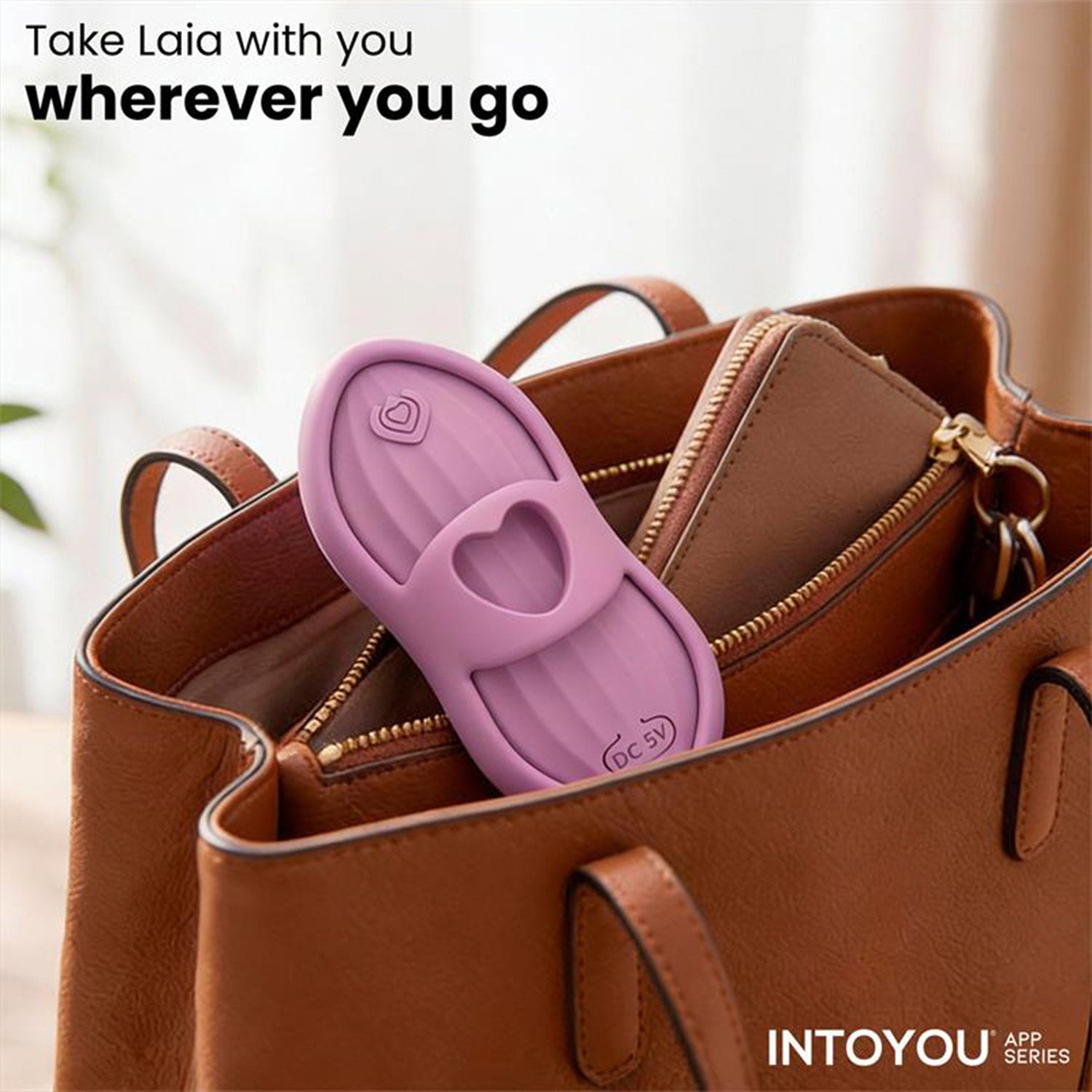 IY – Laia – Beheizbarer Fingervibrator mit App-Steuerung – Lavendel
