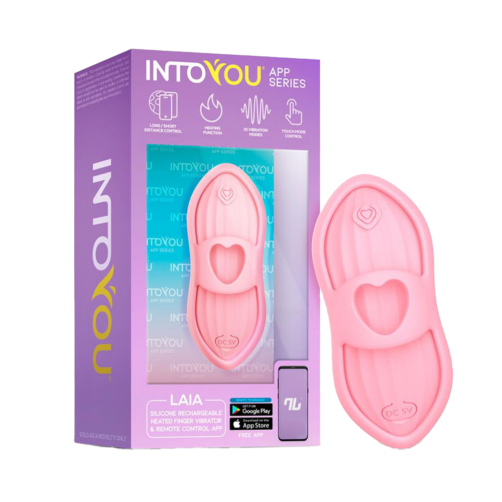 1: IY – Laia – Beheizbarer Fingervibrator mit App-Steuerung – Pink