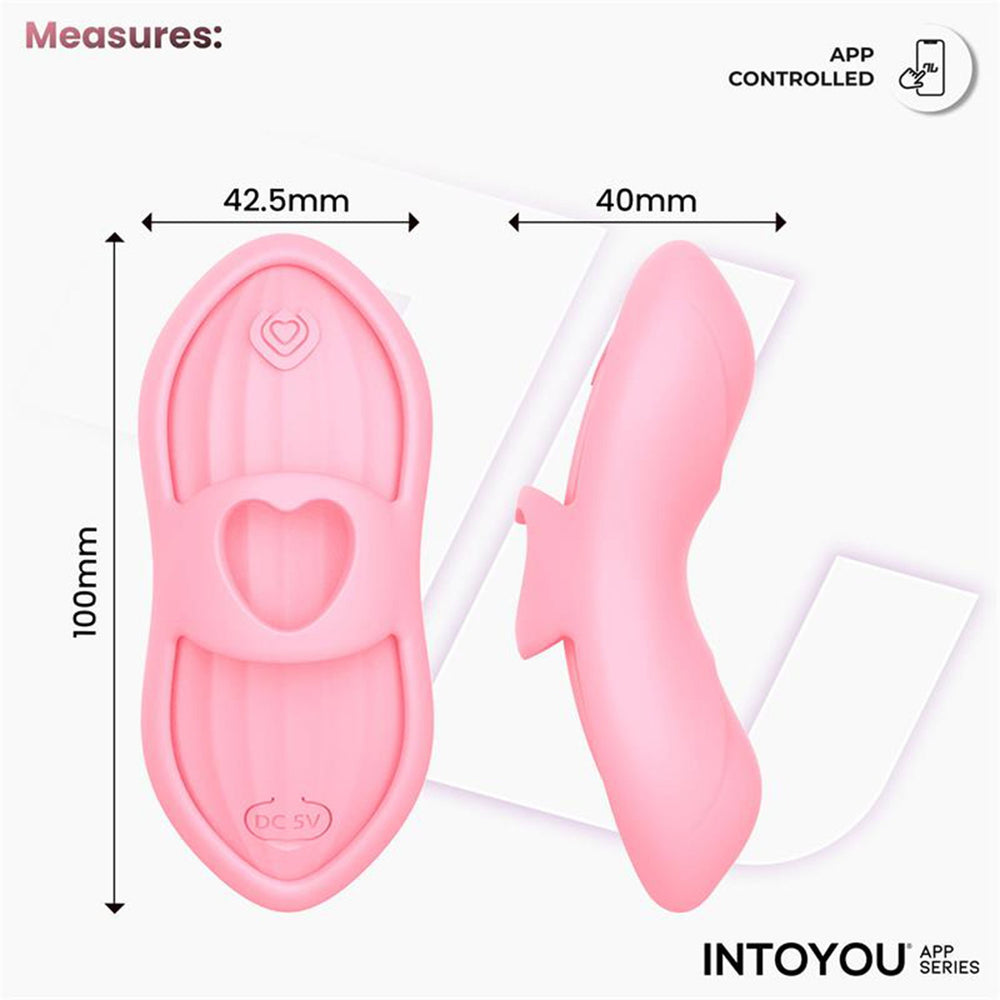 IY – Laia – Beheizbarer Fingervibrator mit App-Steuerung – Pink