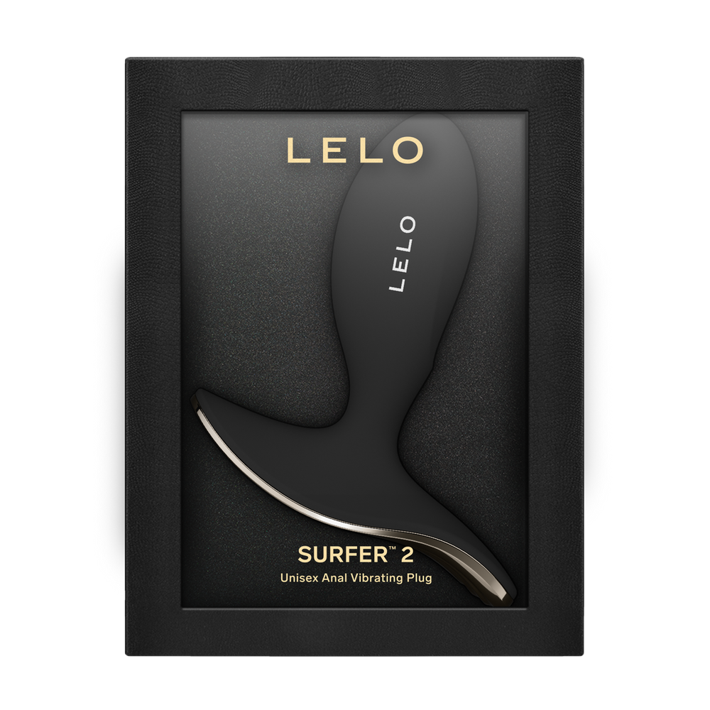 LELO Surfer 2 – Unisex-Analvibrator – Schwarz