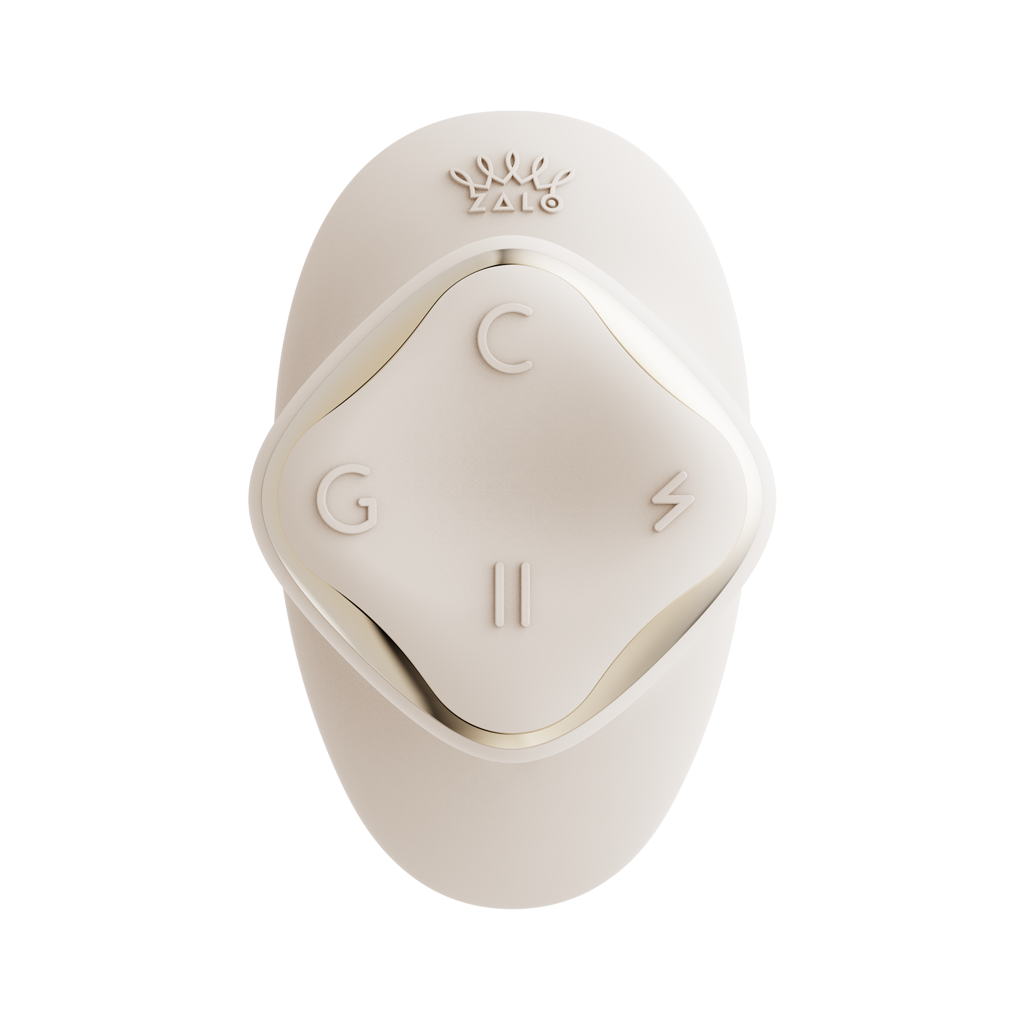 6: ZALO – Deya – Tragbarer Vibrator – Elfenbeinweiß