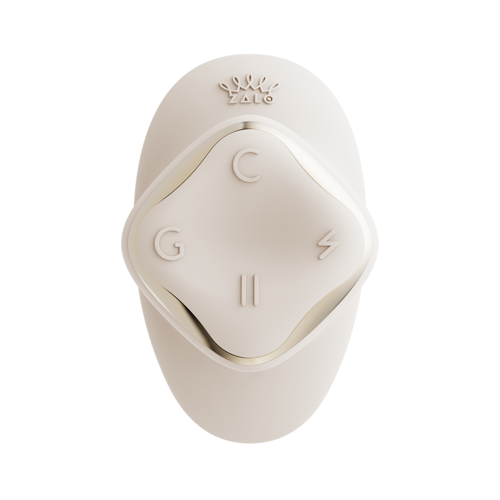 6: ZALO – Deya – Tragbarer Vibrator – Elfenbeinweiß