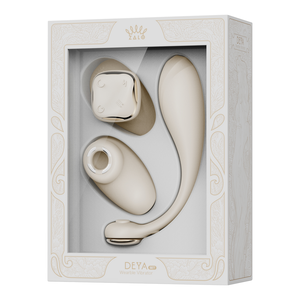 2: ZALO – Deya – Tragbarer Vibrator – Elfenbeinweiß