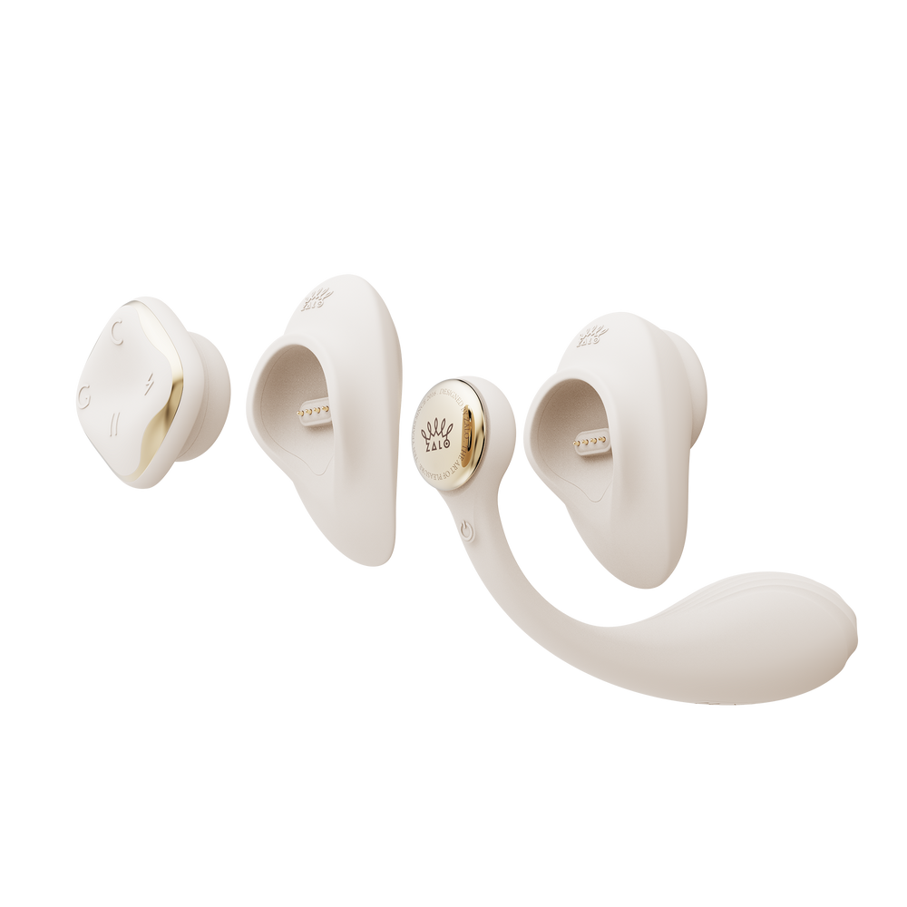 3: ZALO – Deya – Tragbarer Vibrator – Elfenbeinweiß