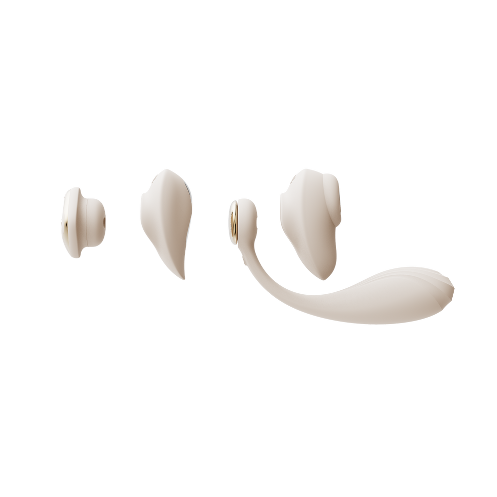 4: ZALO – Deya – Tragbarer Vibrator – Elfenbeinweiß