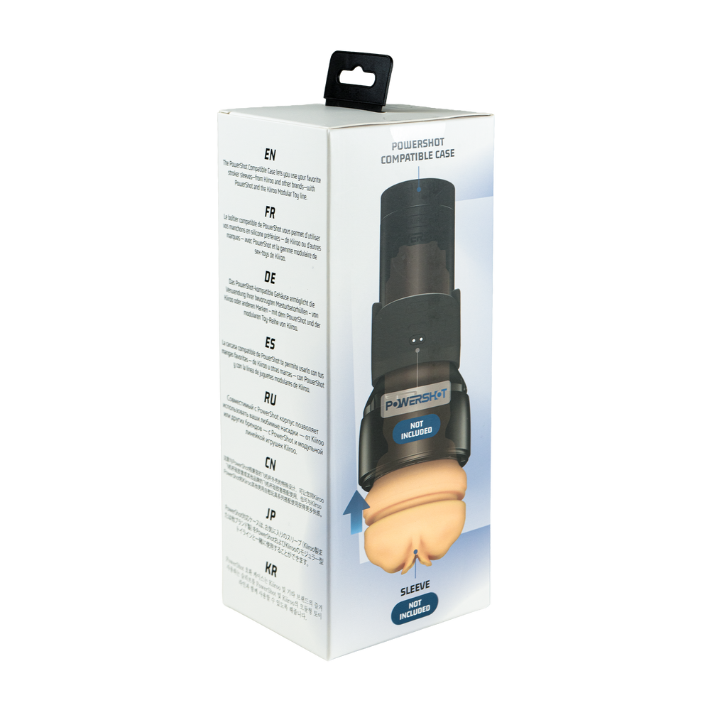 KIIROO – PowerShot-kompatibles Masturbationshülle – Schwarz