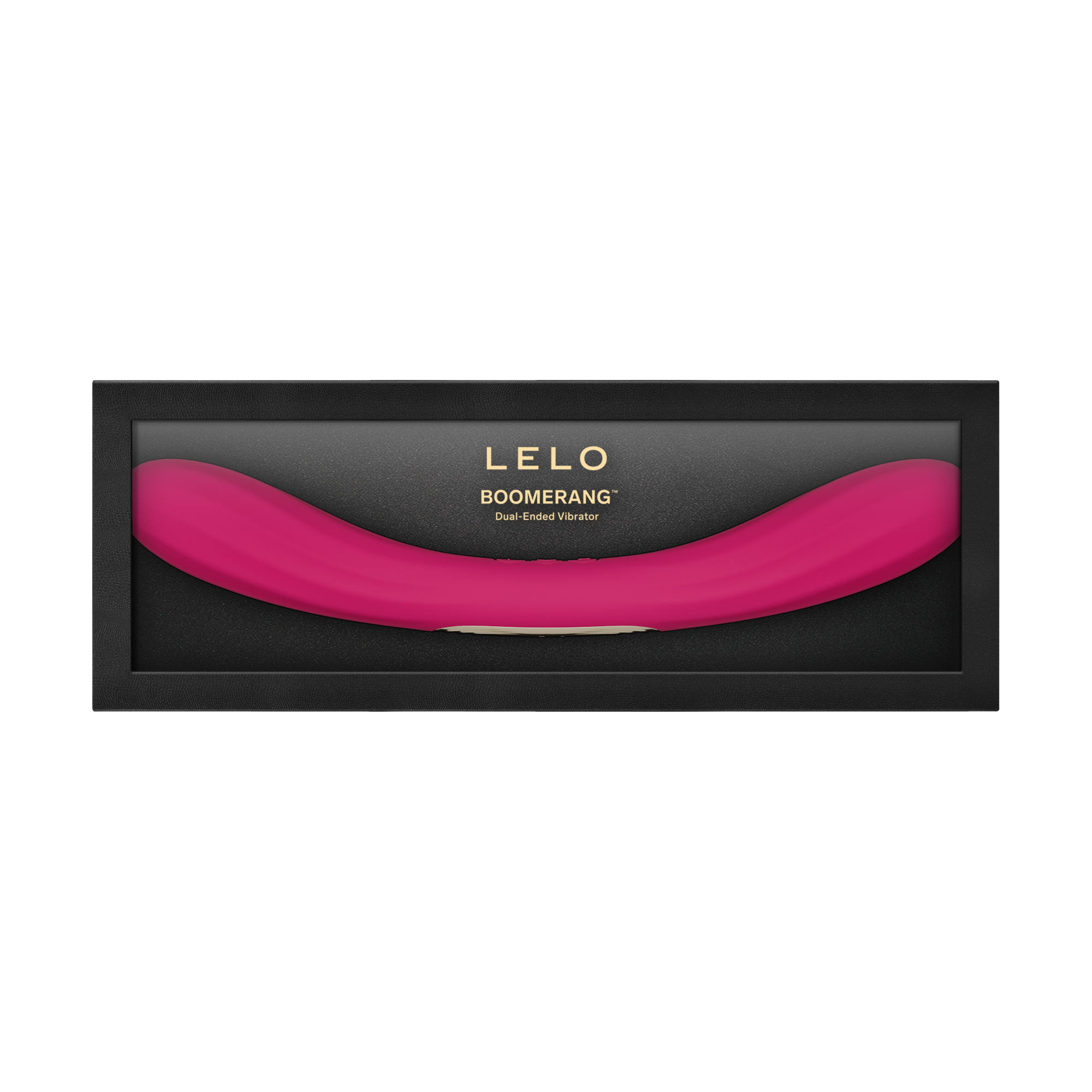 12: LELO – BOOMERANG™ – Doppelseitiger Vibrator – Cerise