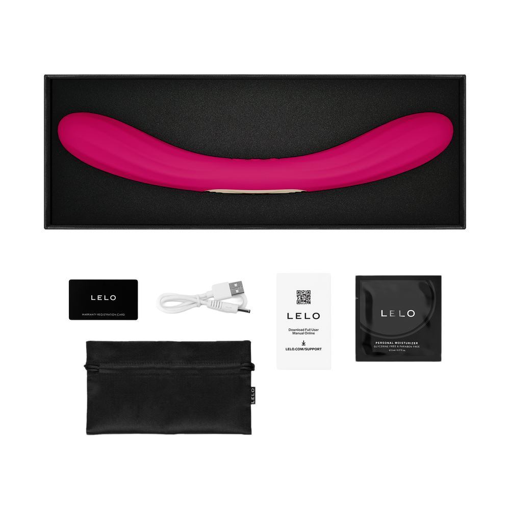 LELO – BOOMERANG™ – Doppelseitiger Vibrator – Cerise