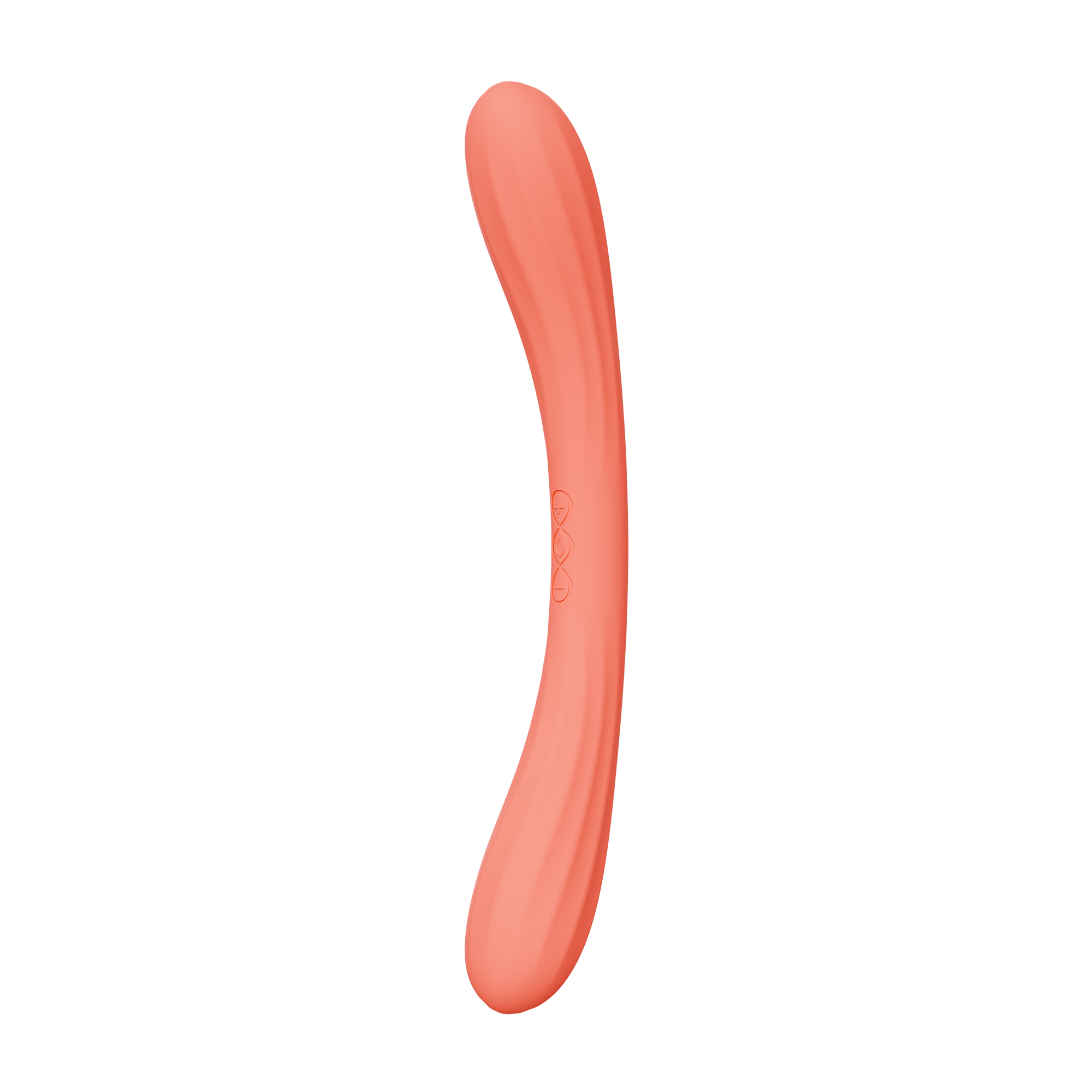 LELO – BOOMERANG™ – Doppelseitiger Vibrator – Korallenrot