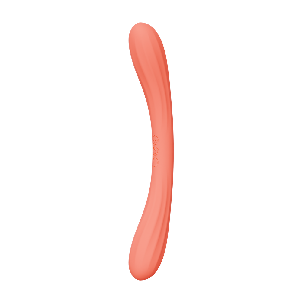 LELO – BOOMERANG™ – Doppelseitiger Vibrator – Korallenrot