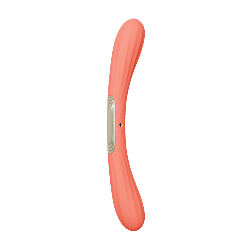 LELO – BOOMERANG™ – Doppelseitiger Vibrator – Korallenrot