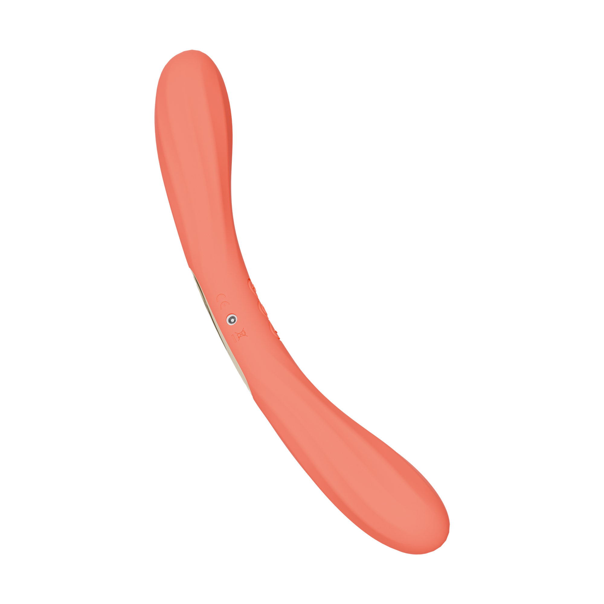 LELO – BOOMERANG™ – Doppelseitiger Vibrator – Korallenrot