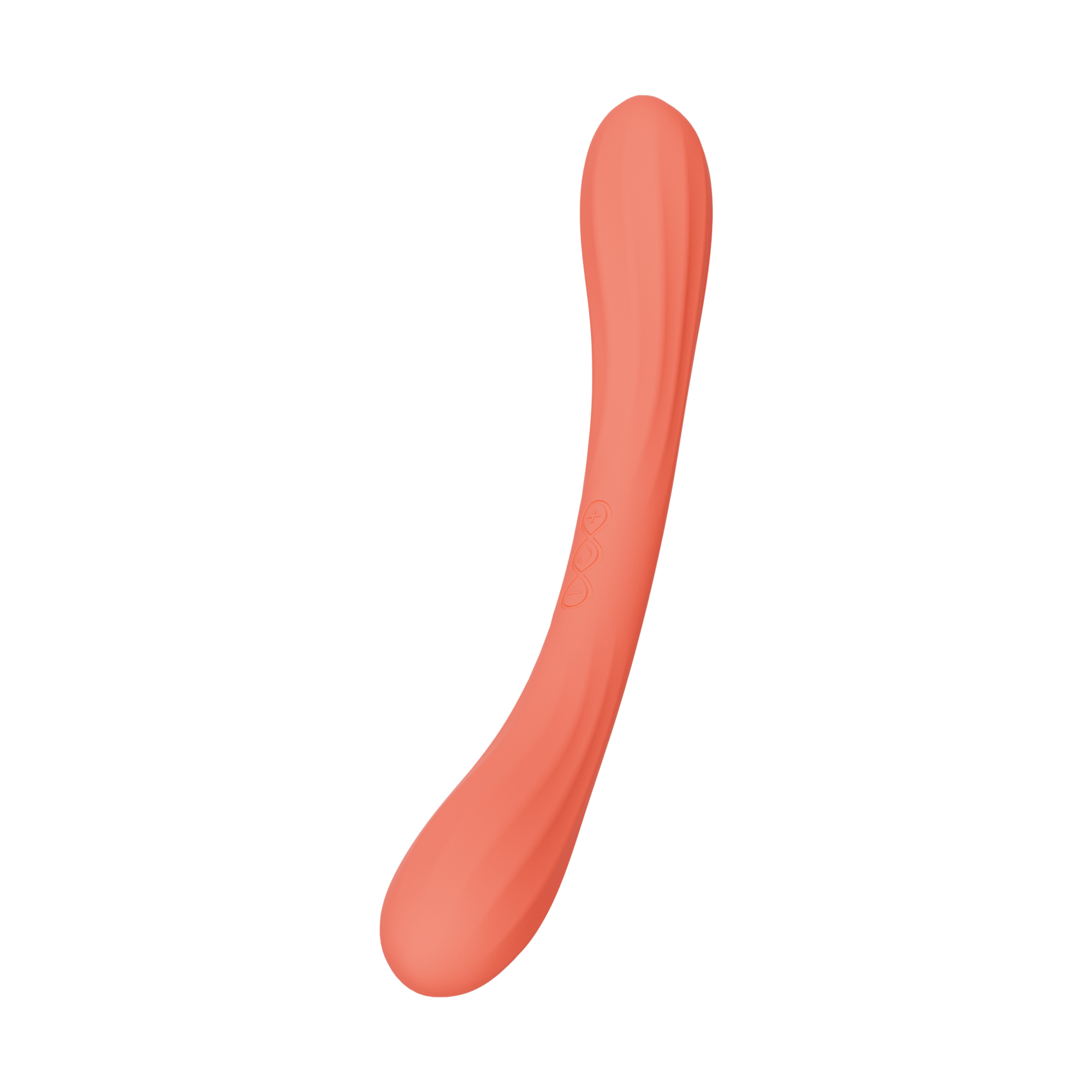 LELO – BOOMERANG™ – Doppelseitiger Vibrator – Korallenrot