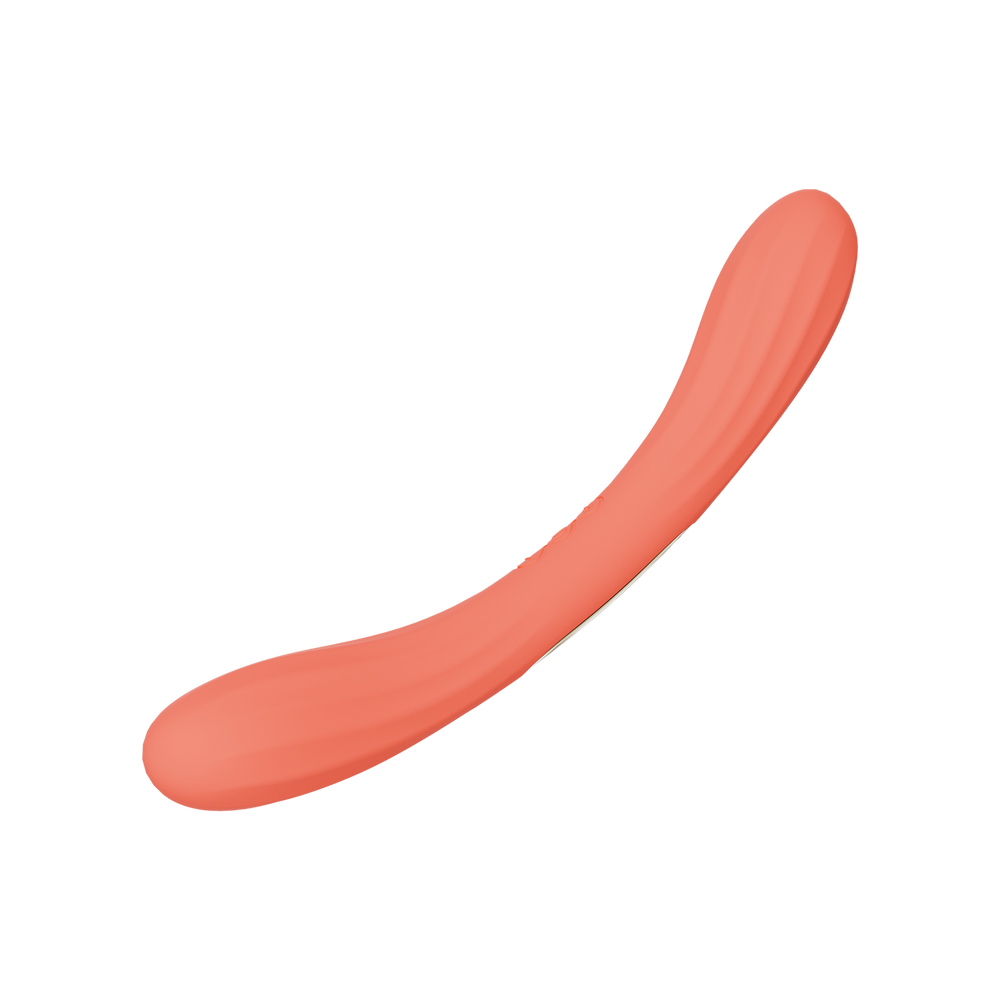 LELO – BOOMERANG™ – Doppelseitiger Vibrator – Korallenrot