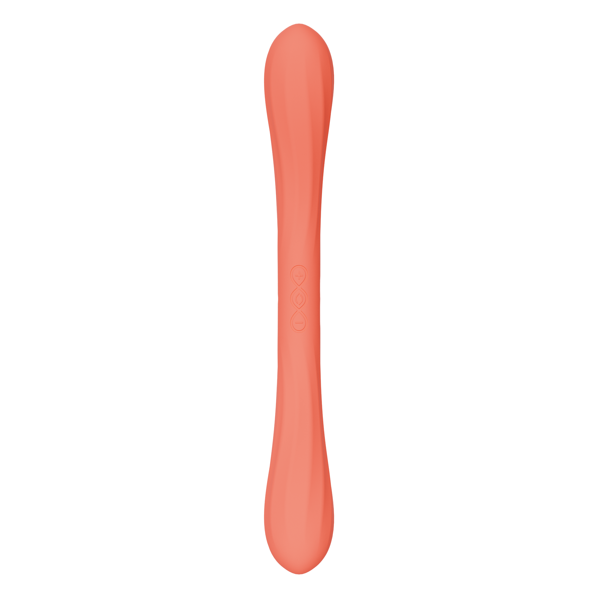 LELO – BOOMERANG™ – Doppelseitiger Vibrator – Korallenrot
