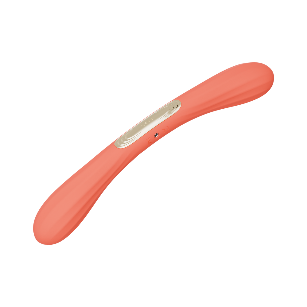 LELO – BOOMERANG™ – Doppelseitiger Vibrator – Korallenrot