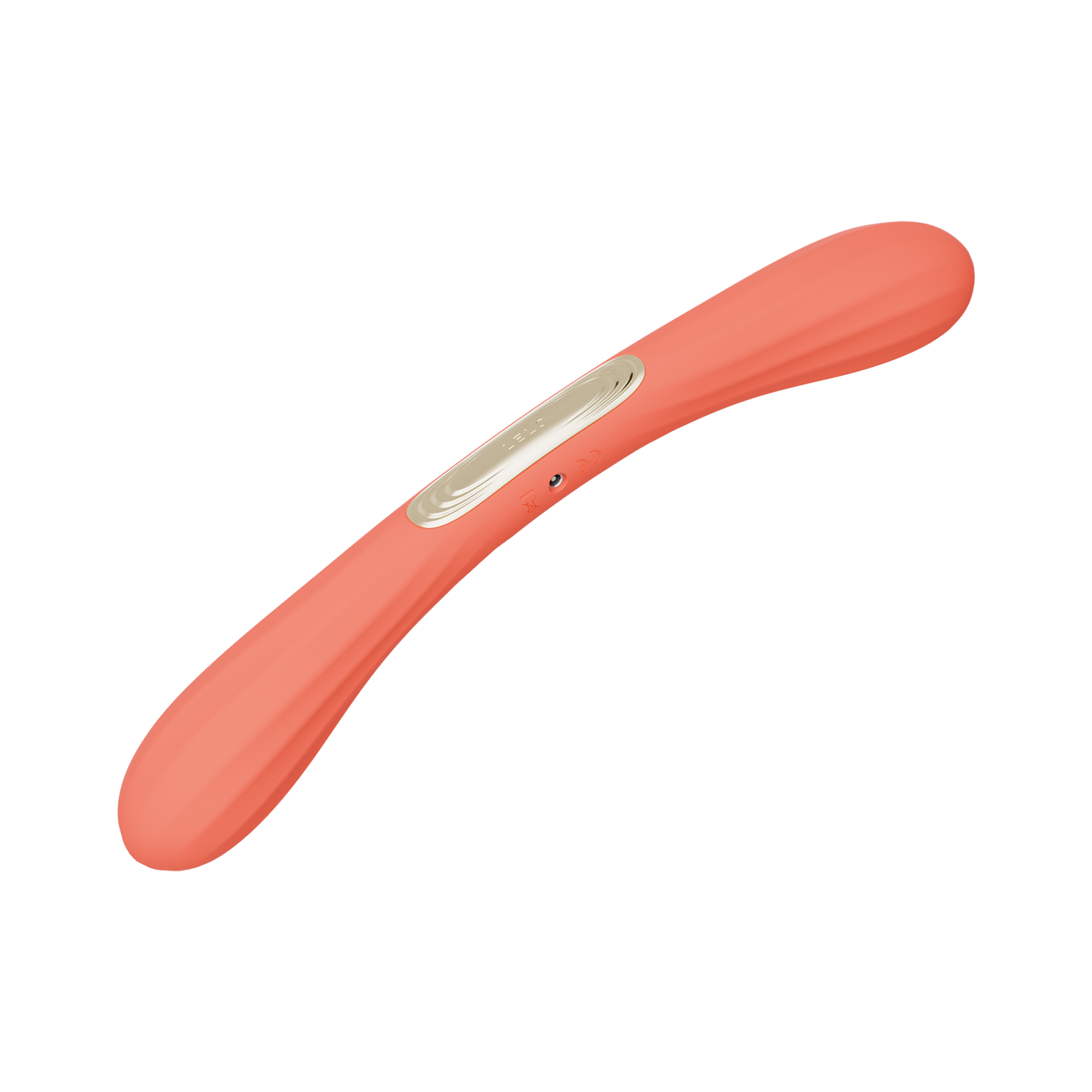 LELO – BOOMERANG™ – Doppelseitiger Vibrator – Korallenrot