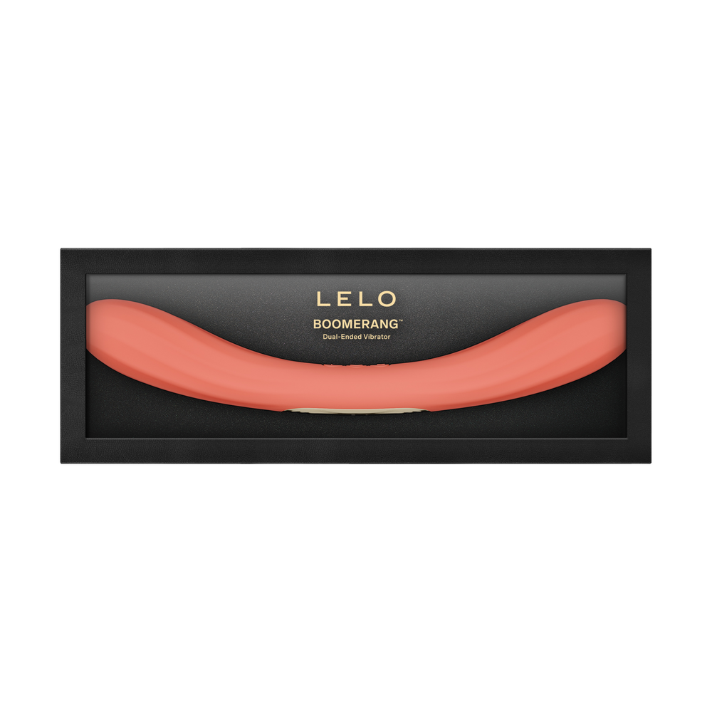LELO – BOOMERANG™ – Doppelseitiger Vibrator – Korallenrot